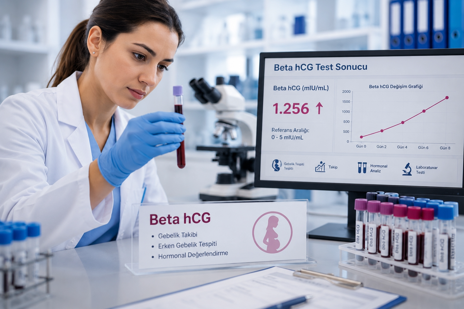 Beta hCG Nedir? Beta hCG Testi, Değerleri ve Gebelikte Anlamı